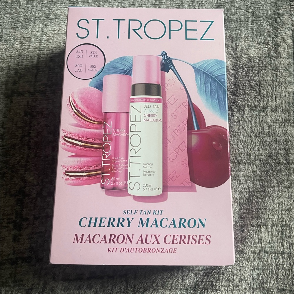 St. Tropez Cherry Macaron Self Tan Kit